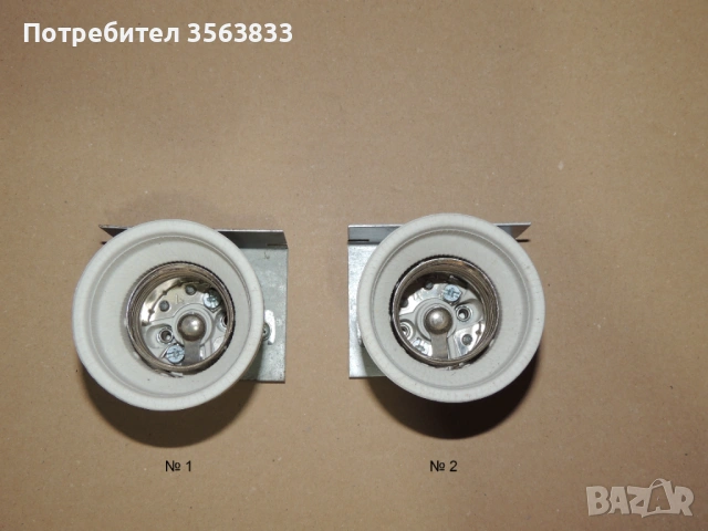 ФАСУНГА Е40 порцеланова  с планка и стойка , снимка 7 - Крушки - 50170437