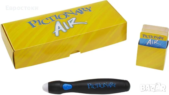 Mattel Games Настолна семейна игра Pictionary Air. Италианска версия, снимка 3 - Други игри - 47369693