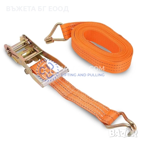 Укрепващи колани с тресчотка 5т/50мм и 35мм/3т до 25 метра, снимка 4 - Други машини и части - 33118299