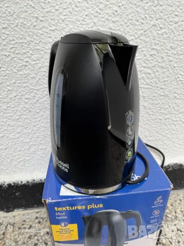 Електрическа Кана Russell Hobbs Textures Plus 22591-70, 2400W, LED, 360°, Филтър!, снимка 4 - Кани - 50436984