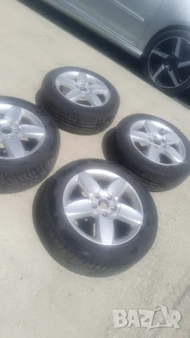 • Продавам ОРИГИНАЛНИ джанти DEZENT 16ки 5х112 с втулки от 66.6 на 57.1 в ДОБРО състояние с гумите, снимка 13 - Части - 50238843