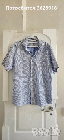 Мъжка риза р-р 44 - ХЛ, снимка 7 - Тениски - 51440989