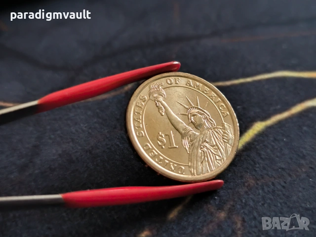 Монета - САЩ - 1 долар (Джеймс Мадисън) UNC | 2007г., снимка 2 - Нумизматика и бонистика - 54017508