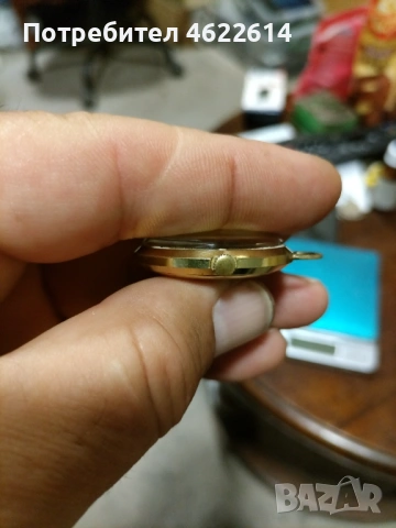 СТАР ПОЗЛАТЕН РАБОТЕЩ ЧАСОВНИК , снимка 3 - Мъжки - 54289365