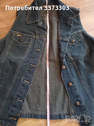 Дамско дънково елече , снимка 7 - Елеци - 53816861