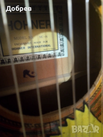 Класическа китара Hohner, снимка 5 - Китари - 53651156