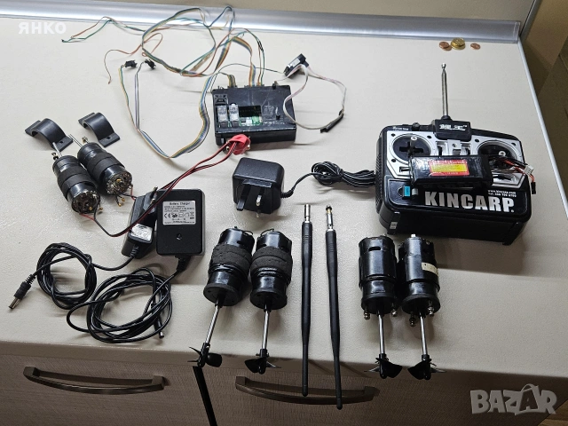 оборудване за лодка за захранка