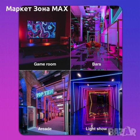 Водоустойчиво осветление, RGB 4.5 метра лента, снимка 10 - Лед осветление - 52863149