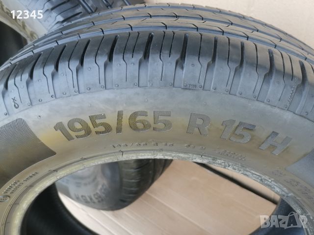 195/65R15 continental dot2020-№244, снимка 4 - Гуми и джанти - 45943846