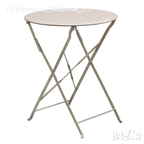 Метален сгъваем стол,сгъваема метална маса-черен,зелен,бял,син,бежев цвят, снимка 7 - Столове - 45006208