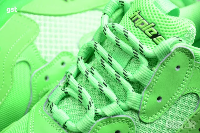 BALENCIAGA Triple S Ultra Green 💚 Баленсиага Маратонки Унисекс Редки , снимка 9 - Маратонки - 49946315