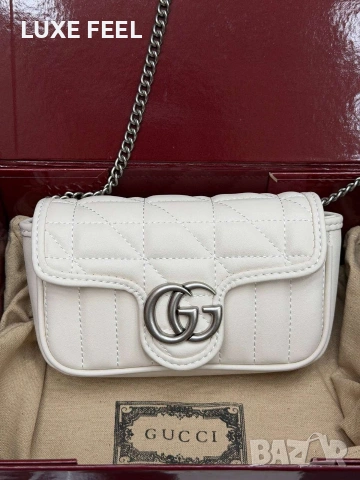 Gucci ⚜️ Естествена Кожа ⚜️, снимка 12 - Чанти - 53458629