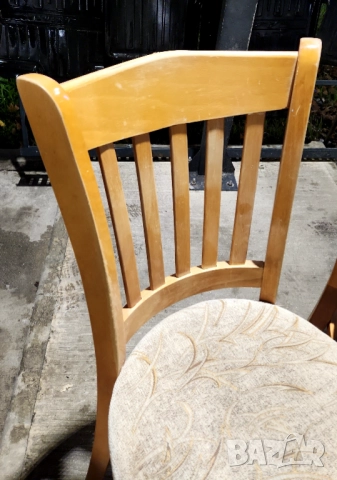 Дървени дъбови столове 2 броя, снимка 9 - Столове - 52665171