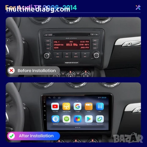 Audi TT MK2 (2006-2014) Мултимедия Навигация Android, снимка 2 - Аксесоари и консумативи - 51088168