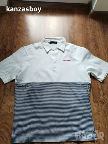 dsquared2 - страхотна мъжка тениска КАТО НОВА Л, снимка 7 - Тениски - 50526065