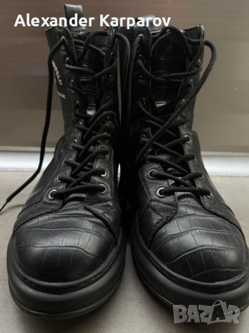 Karl Lagerfeld дамски боти – оригинални, много запазени, снимка 4 - Дамски боти - 53727839