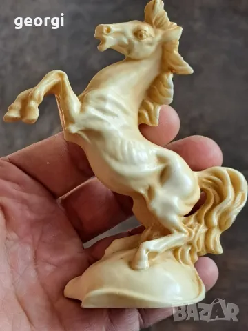 италианска статуетка кон A. Santini 25/2   , снимка 5 - Статуетки - 50035219