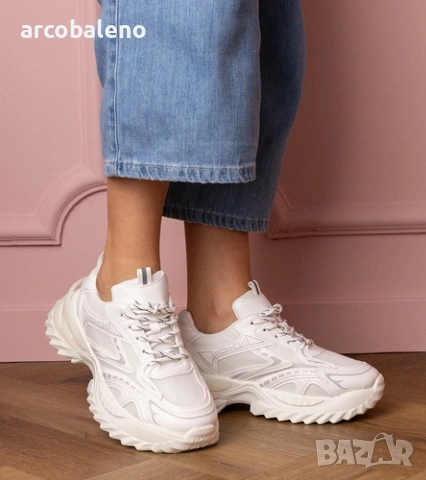 Дамски ниски маратонки Lirana с дебела подметка, 4цвята , снимка 8 - Маратонки - 53407258