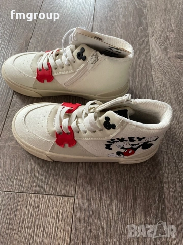 Нови детски обувки кецове ZARA Зара с Мики Маус 28 номер , снимка 4 - Детски маратонки - 53763567