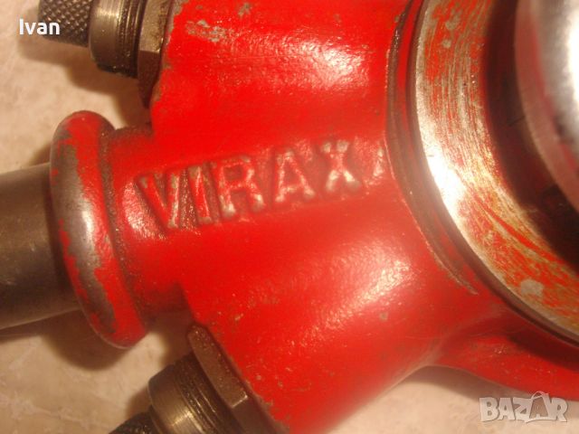 VIRAX 521-Made in FRANCE-Винтонарезка Плашка Резбонарезна За Резби На Водопроводни Тръби-С Глава 1/2, снимка 5 - Други инструменти - 45111417