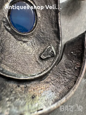 Винтидж сребърно колие №6825, снимка 5 - Антикварни и старинни предмети - 50110190