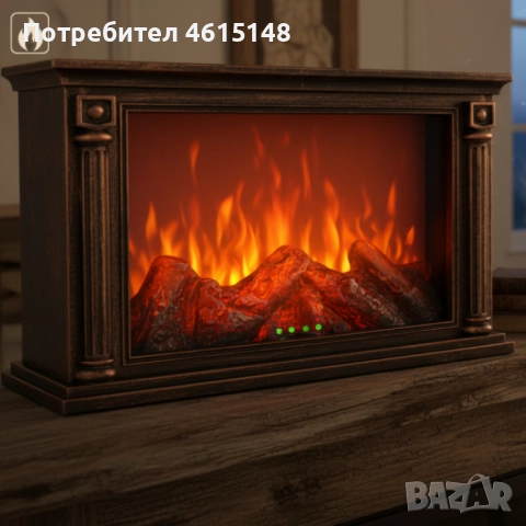 LED камина с ефект на тлеещи въглени – безопасна и стилна атмосфера у дома, снимка 5 - Камини - 51964776