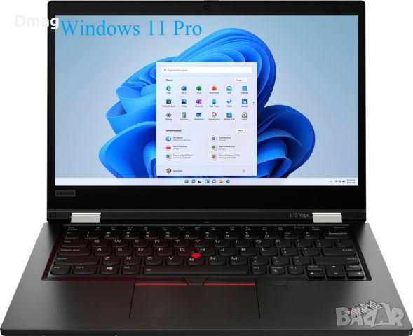 13.3" тъч ThinkPad L13 Yoga / Intel i5 / 16GB/ Win11Pro, снимка 1 - Лаптопи за работа - 46385009