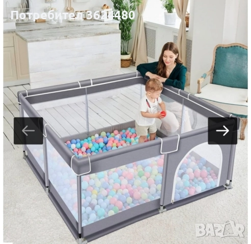 3906 Сглобяема детска кошара за игра 