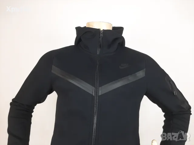 Nike Tech Fleece - Оригинално мъжко горнище размер S, снимка 4 - Спортни дрехи, екипи - 47463240