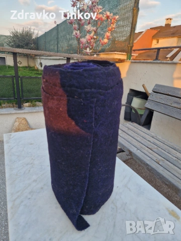 Вълнен плат , шаяк  , шаечен  плат.АВТЕНТИЧЕН, снимка 2 - Антикварни и старинни предмети - 53997872