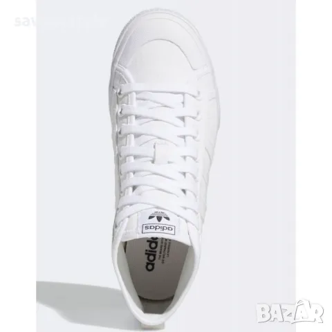 Маратонки ADIDAS Originals Nizza Platform Mid Shoes White, снимка 4 - Маратонки - 47542379