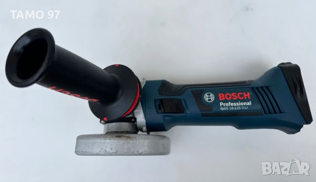 BOSCH GWS 18-125 V-Li - Акумулаторен ъглошлайф 18V като нов!, снимка 2 - Други инструменти - 46698373