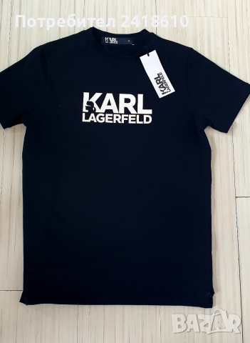 Karl Lagerfeld Stretch Cotton Mens Size S НОВО! ОРИГИНАЛ! Мъжка Тениска!, снимка 5 - Тениски - 53949455