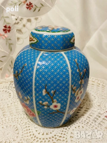 японски порцеланов буркан , снимка 2 - Колекции - 51252539