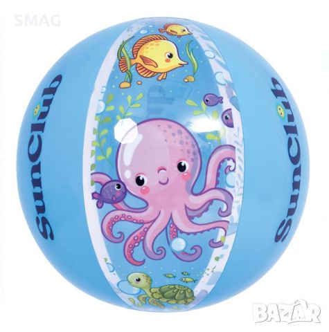 Надуваема морска топка с дизайн на морско дъно Ø40cm, снимка 1 - Надуваеми играчки - 46171298