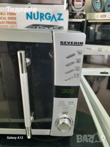 Микровълнова печка с грил Severin, 1200W, снимка 3 - Микровълнови - 48115602