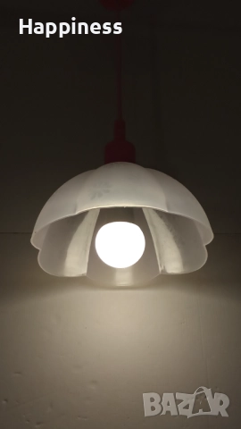 Абажур (Пендел) Нов с LED крушка E27, снимка 3 - Лампи за таван - 52268878