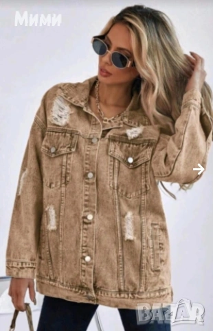 Дамско дънково яке/С размер , снимка 3 - Якета - 53887556