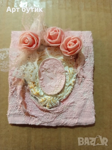 Бутиков комплект за Кръщене , модел “Камея„, снимка 6 - Декорация - 52570152