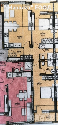 Тристаен апартамент с А16 (11Б/34), снимка 4 - Апартаменти - 52009620