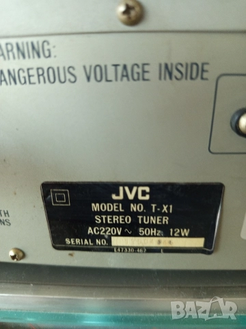 JVC T- X1, снимка 8 - Ресийвъри, усилватели, смесителни пултове - 52583995