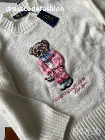 Дамски пуловер Polo с мече , снимка 3 - Блузи с дълъг ръкав и пуловери - 52134807