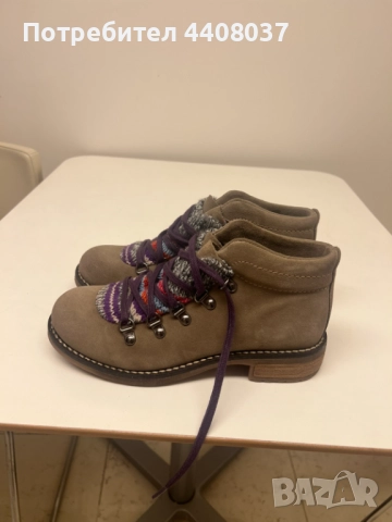 Дамски Кожени Ботуши - Чисто Нови, снимка 2 - Дамски ботуши - 51905830