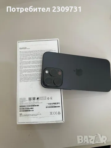 СПЕШНО Iphone 15 pro max black titanium, снимка 5 - Apple iPhone - 47410247