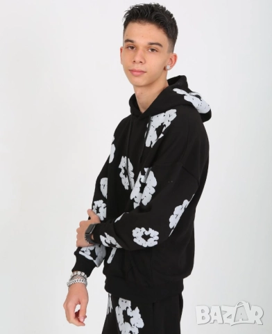 Модерен комплект Marions, черен с цветя, снимка 5 - Детски комплекти - 51881203