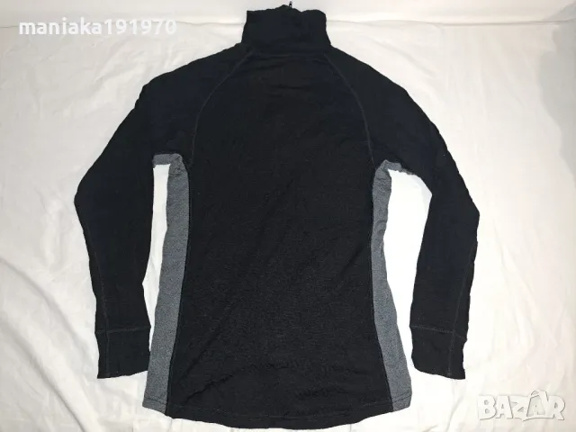 Devold Spirit Shirt Zip Neck (M) мъжка термо блуза мерино Merino Wool , снимка 5 - Спортни дрехи, екипи - 48217265