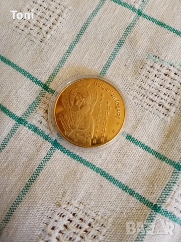 монета сувенир Bulgarian legacy Богородица умиление 