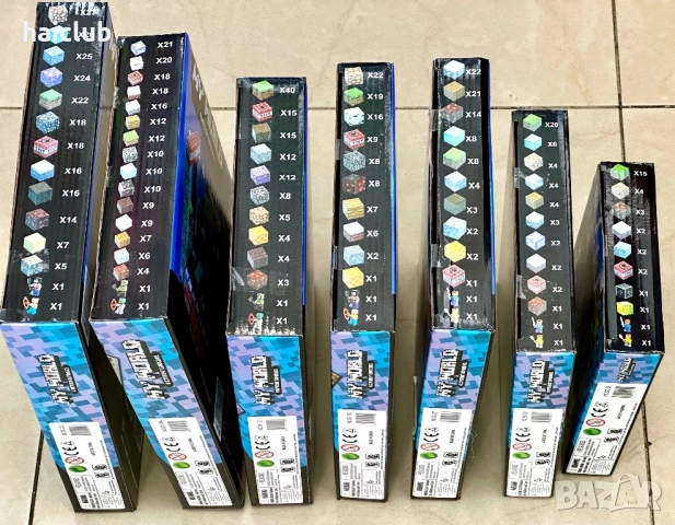 Магнитни кубчета/Magnetik block minecraft, снимка 16 - Образователни игри - 52517332