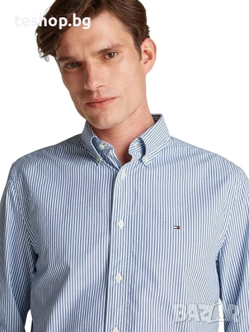 Мъжка риза Tommy Hilfiger Flex Poplin Classic STP RF размер М