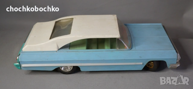 OPEL REKORD Стара Полска пластмасова играчка модел кола, снимка 5 - Колекции - 54144284